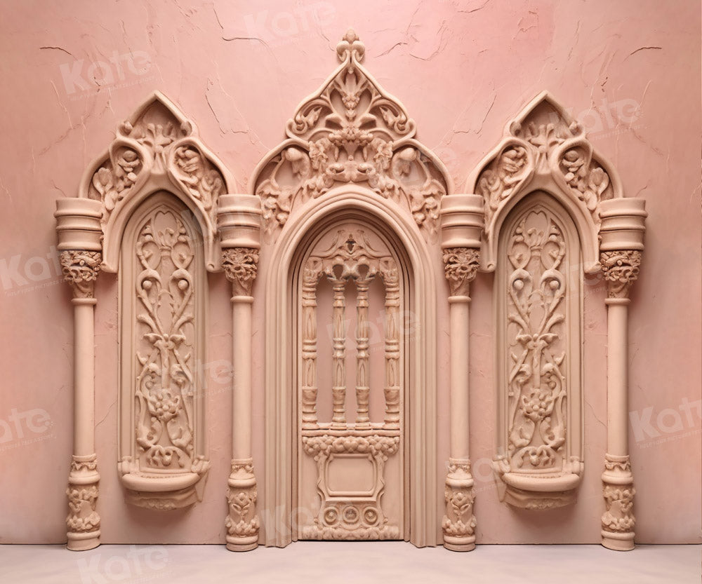 Roze Oud Vintage Muurachtergrond Ontworpen door Chain Photography