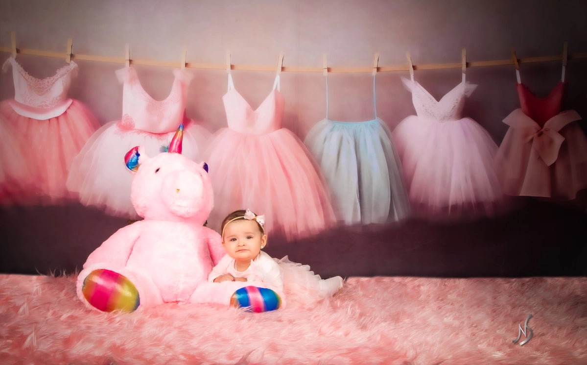 Kate Ballet Class Dresses Pink Backdrop Designed by Patty Robert