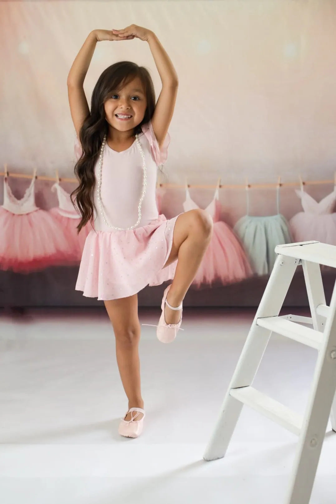 Kate Ballet Class Dresses Pink Backdrop Designed by Patty Robert