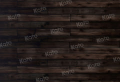 Kate Dark Wood Floor Printed Backdrop for Photography