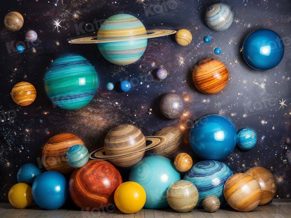 Planeet Galaxy-achtergrond Ontworpen door Emetselch