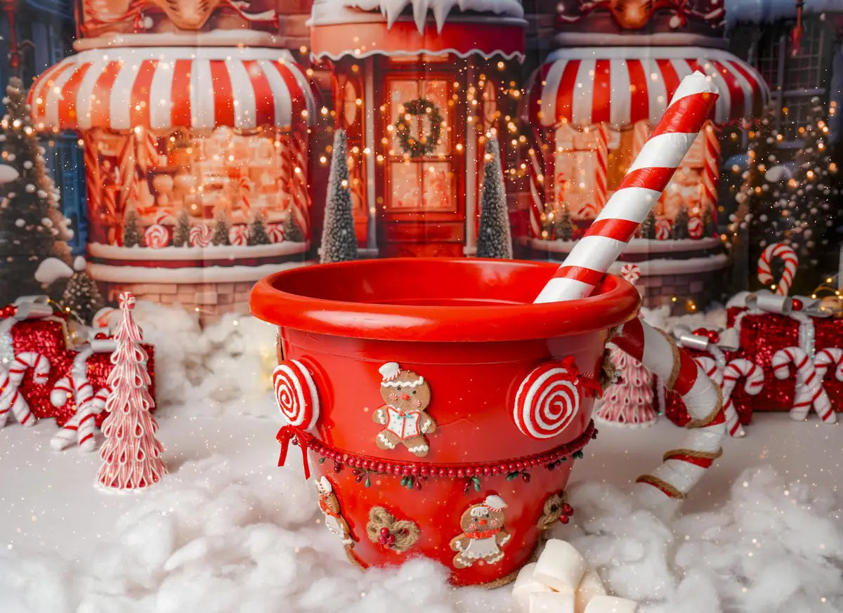 Negozio di Natale di Dolci Sfondi Progettati da Emetselch