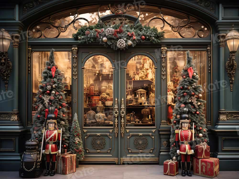 Kate Christmas Nutcracker Store Backdrop Designed by Emetselch