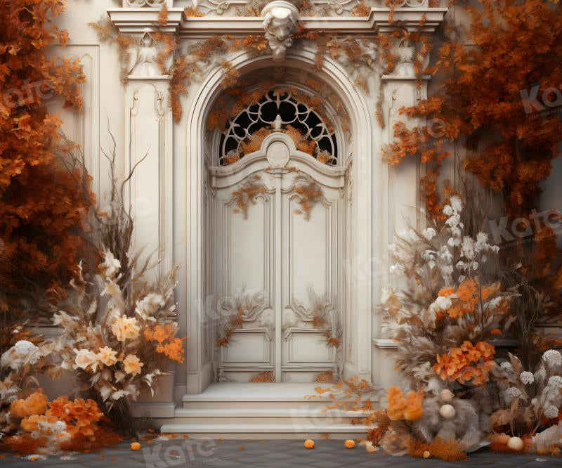 Kate Autumn Painted Fine Art White Door Backdrop for Photography