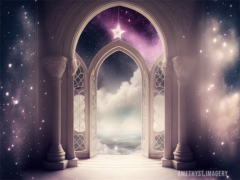 Ethereal Lavender Dream Foto Achtergrond Ontworpen door Angela Miller