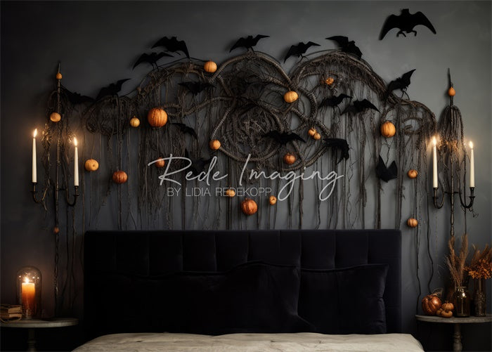 Kate Batty About You Halloween Headboard Backdrop Designed by Lidia Redekopp