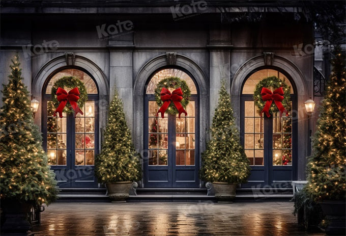 Kate Christmas Retro Wall Store Backdrop Designed by Emetselch