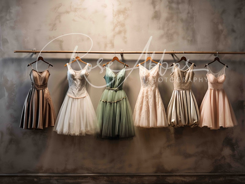 Kate Hanging Ballet Dresses Backdrop Designed By Rose Abbas