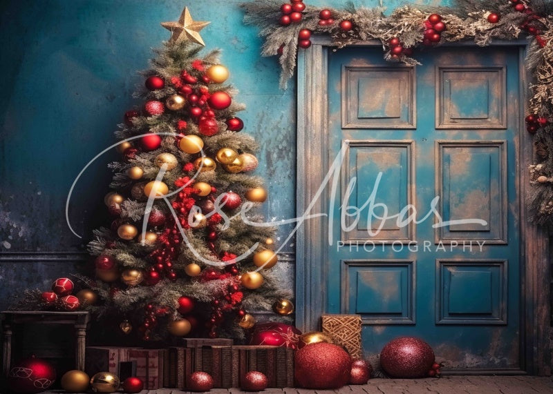 Kate Old Fashioned Vintage Christmas Backdrop Designed By Rose Abbas