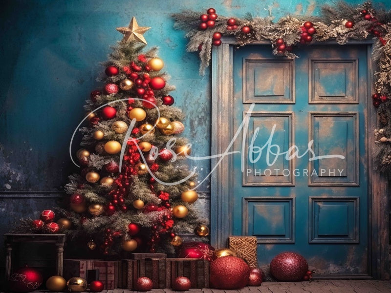 Kate Old Fashioned Vintage Christmas Backdrop Designed By Rose Abbas