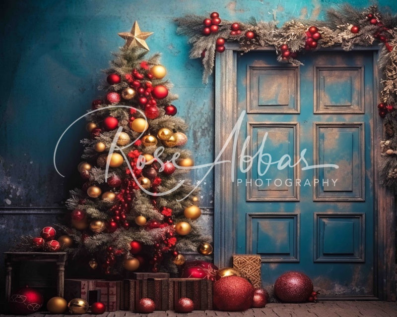 Kate Old Fashioned Vintage Christmas Backdrop Designed By Rose Abbas