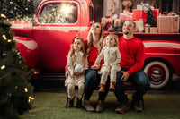 Kate Christmas Red Full Truck Backdrop for Photography