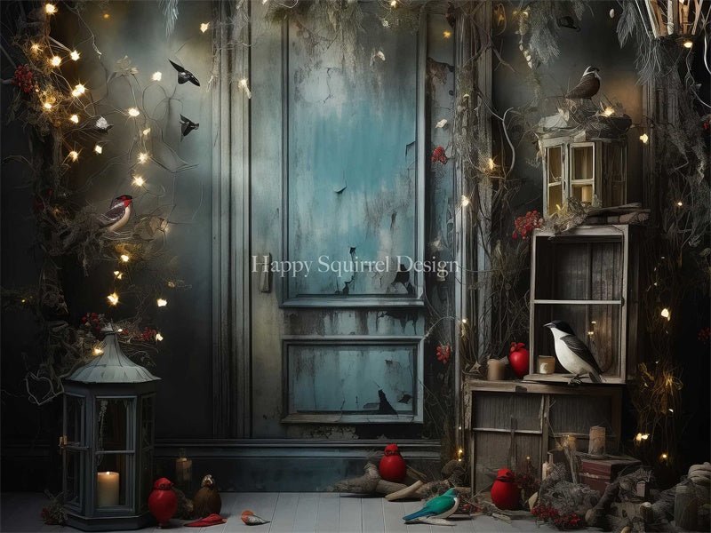 Kate Bird Christmas Backdrop Designed by Happy Squirrel Design