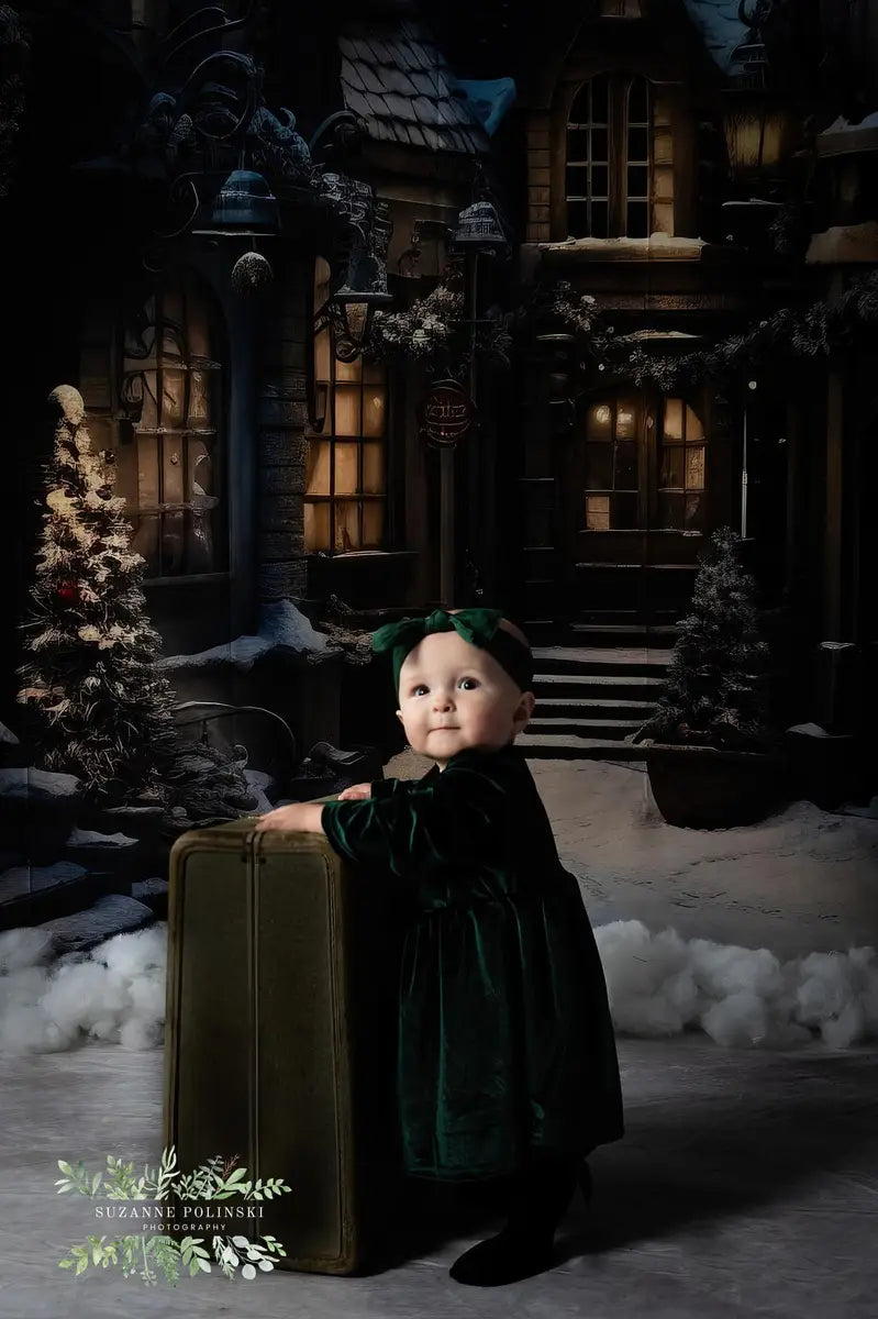 Fondo de Town Nieve de Invierno Diseñado por Happy Squirrel Design