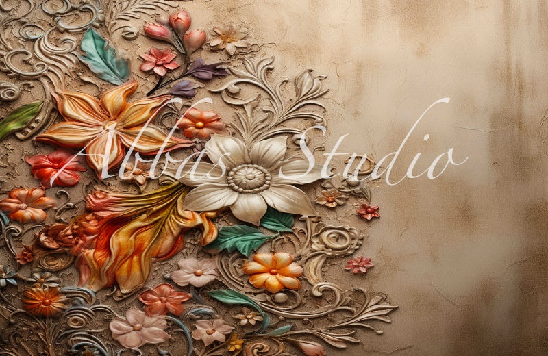 Kate Boho Floral Wall Backdrop Designed by Abbas Studio