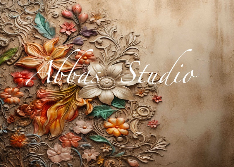 Kate Boho Floral Wall Backdrop Designed by Abbas Studio