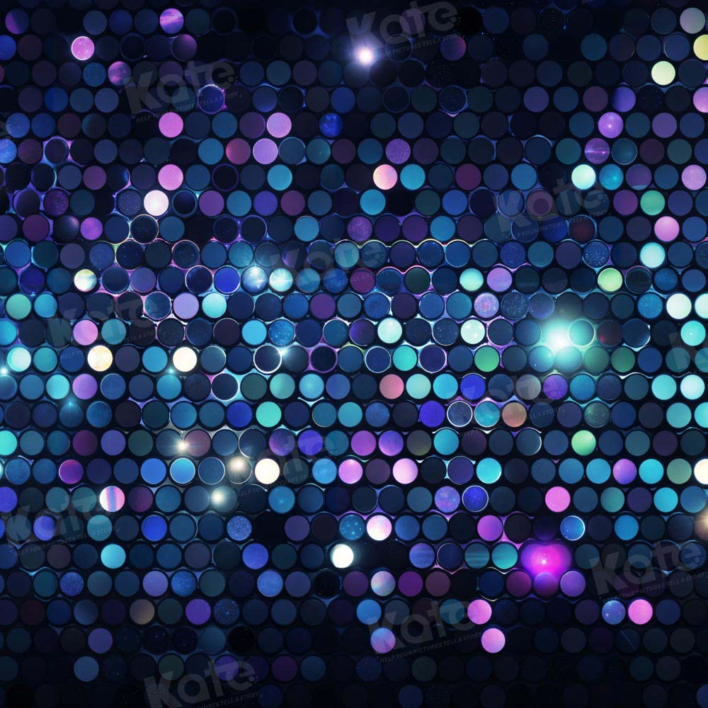 Kate Blue Light/Sequin Backdrop Designed by Chain Photography