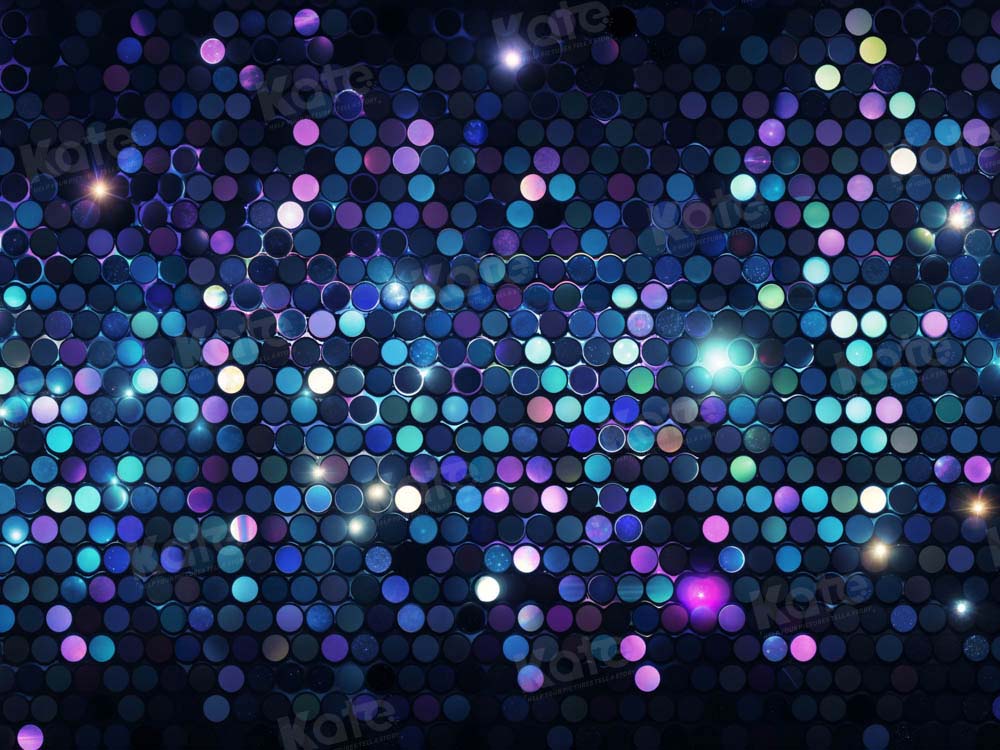 Kate Blue Light/Sequin Backdrop Designed by Chain Photography