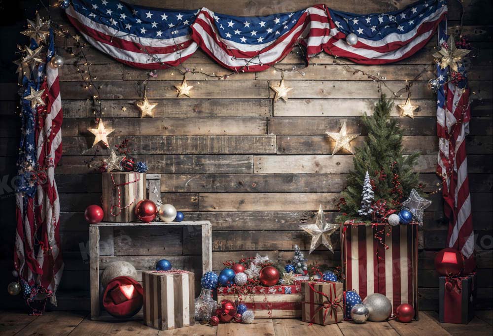 Foto Achtergrond voor kerst in Amerika ontworpen door Emetselch