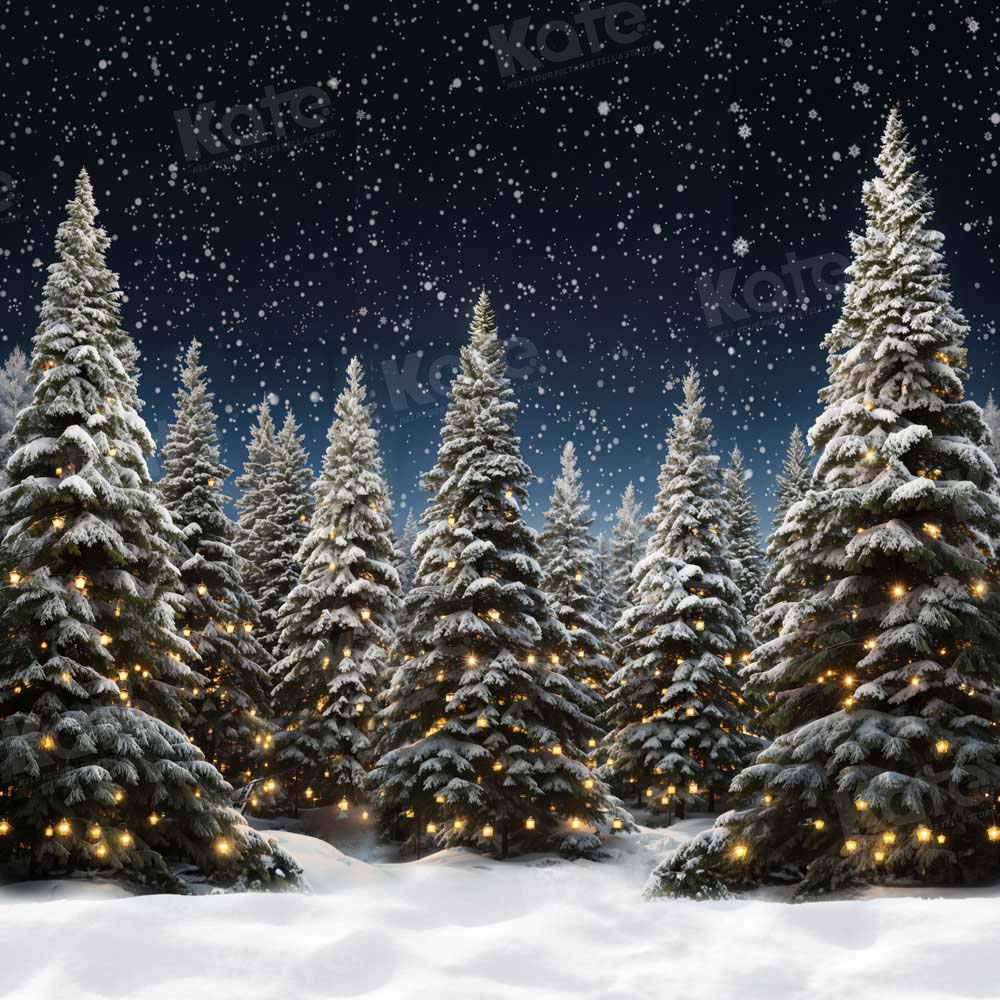 Kate Christmas Tree Farm Backdrop Designed by Chain Photography