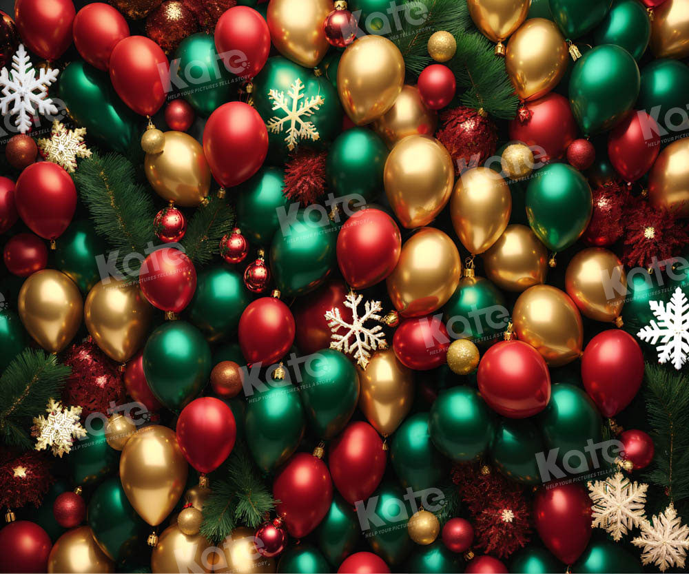 Kate Christmas Balloon Wall Backdrop for Photography