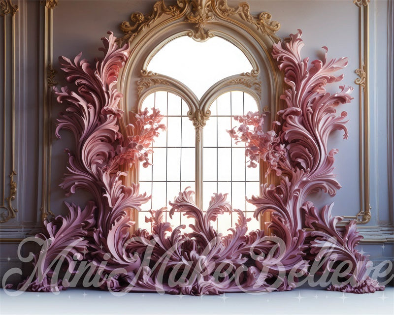 Kate Valentine's Day Fantasy Castle Flourish Backdrop Designed by Mini MakeBelieve