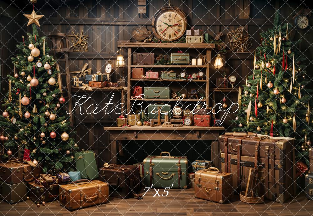 Kate Christmas Santa's workshop Backdrop for Photography