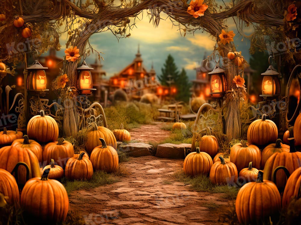 Autunno Zucca Sfondo per Fotografia all'Aperto