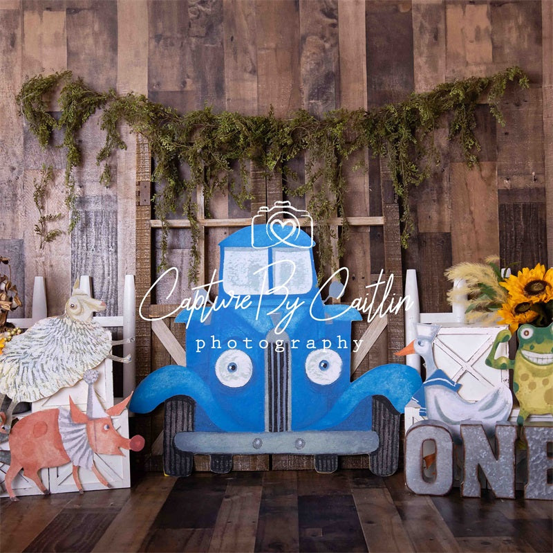 Kate Blue Truck Backdrop Designed by Caitlin Lynch