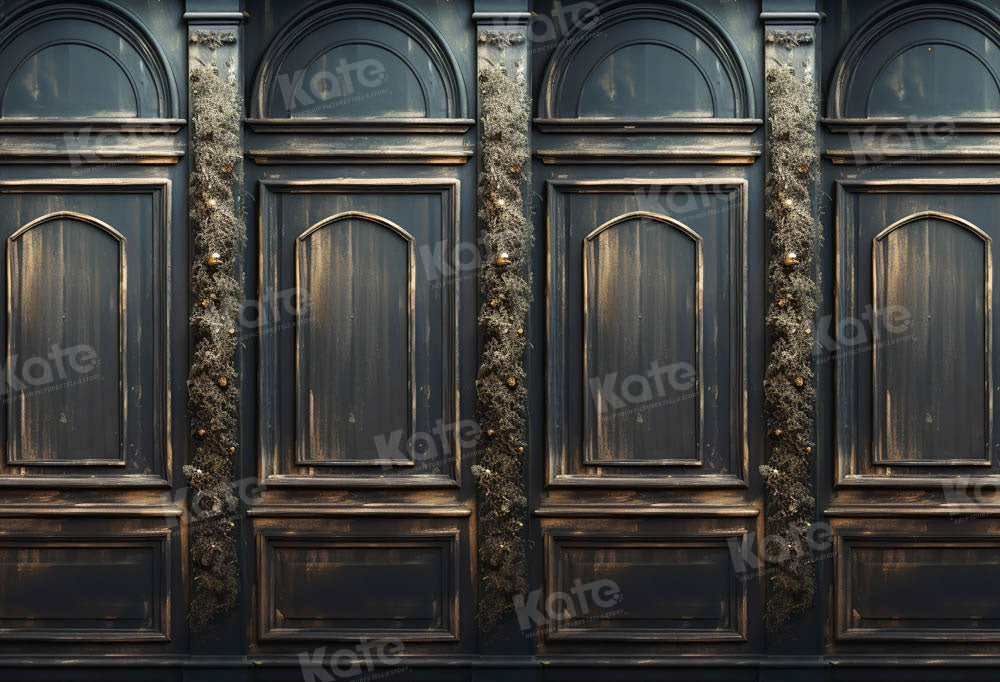 Fondo de pared arco retro negro diseñado por Emetselch