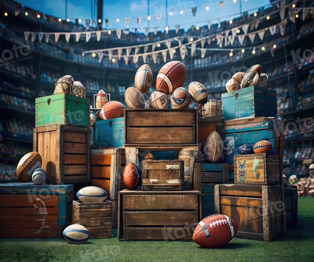 Fondo para destrozar una tarta deportiva con diseño de Emetselch