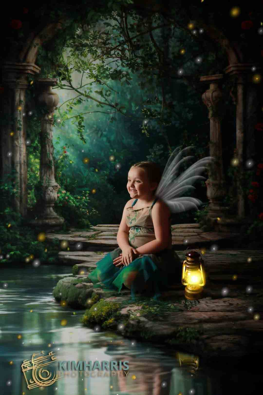 Kate Spring Forest Greenery Flowers Arch Backdrop Designed by Chain Photography