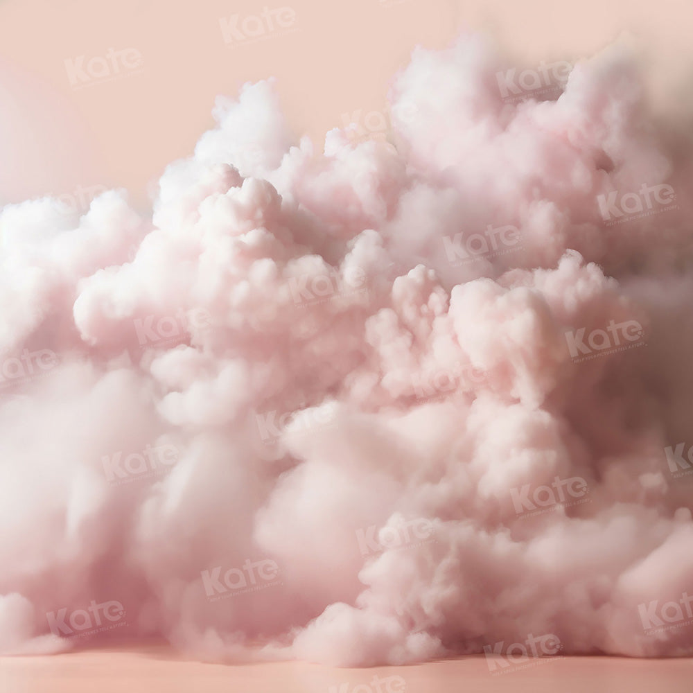 Fondo de nubes rosas soñadoras diseñado por Chain Photography