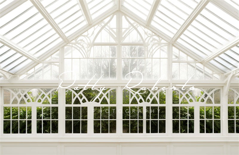 Fondo de invernadero primaveral diseñado por Patty Robert