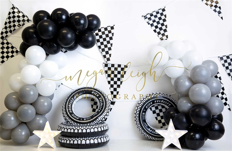 Kate Speedway Racing Backdrop Designed by Megan Leigh Photography