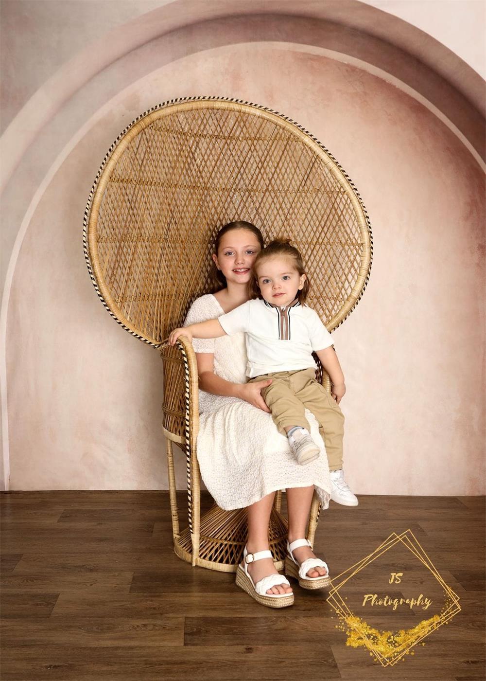 Kate Boho Art Arch Wall Backdrop Designed by Kate Image(note:with a little reddish brown)