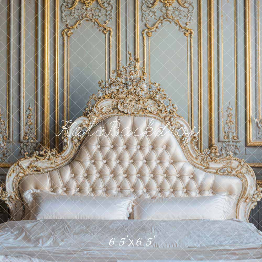 Europese Stijl Luxe Nachtkastje Muur Foto Achtergrond Ontworpen door Emetselch