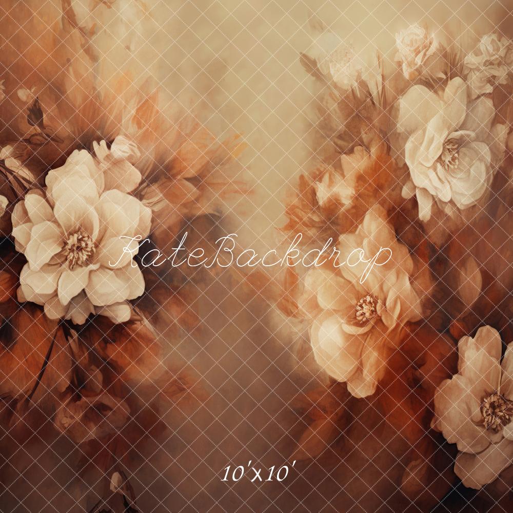 Kate Yellow Flower Art Backdrop Designed by GQ