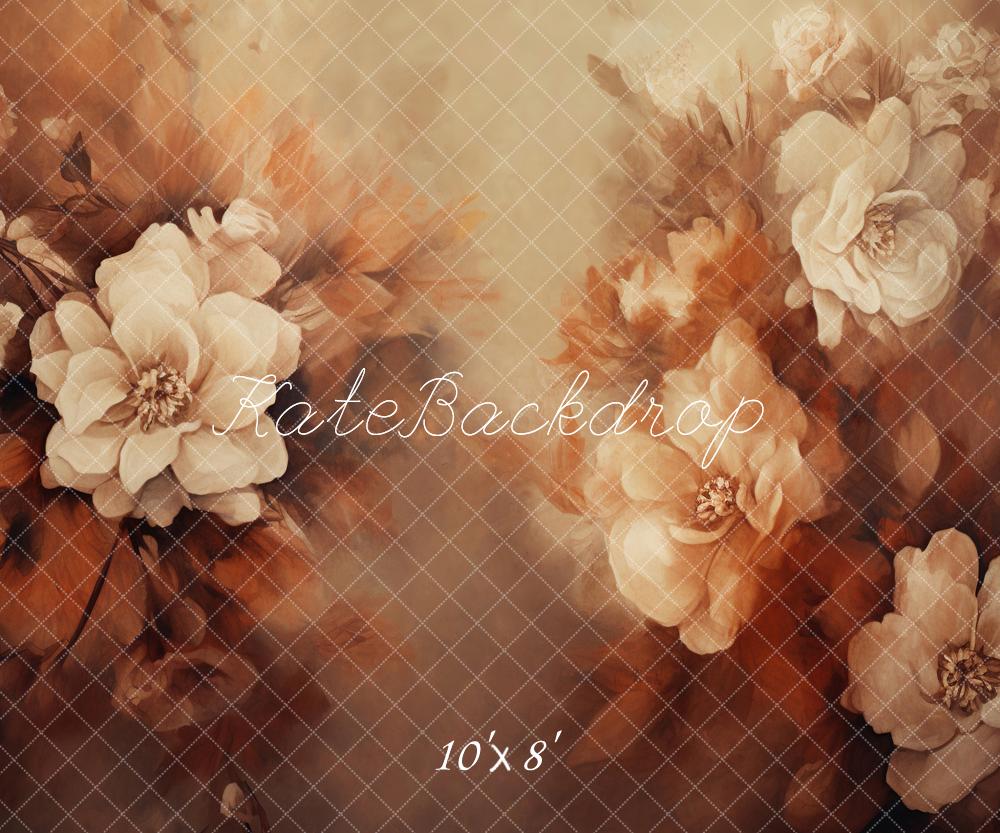 Kate Yellow Flower Art Backdrop Designed by GQ