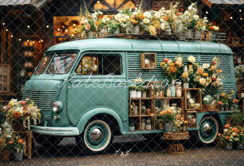 Kate Spring Flowers RV Backdrop Designed by Chain Photography