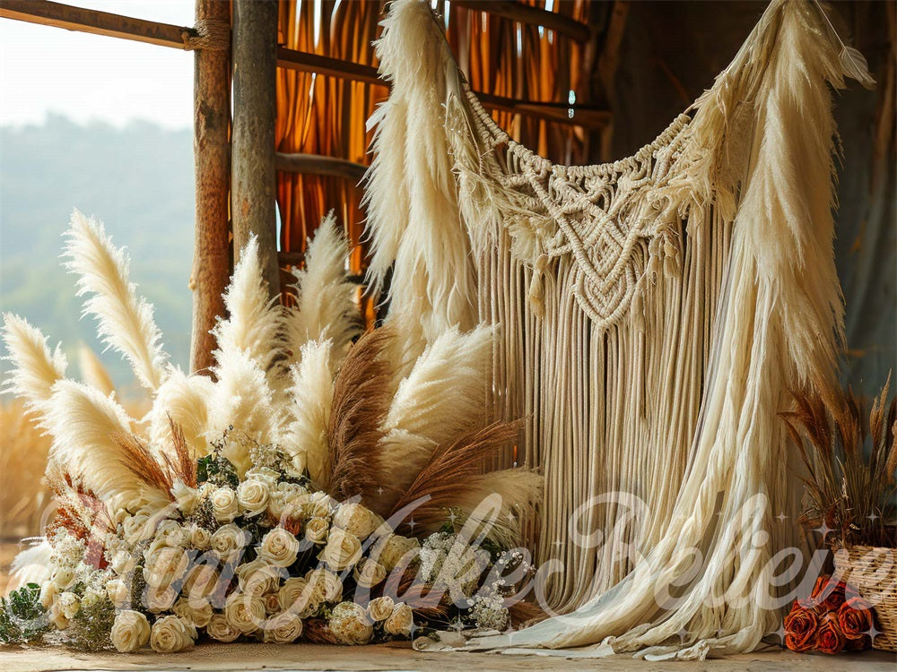 Fondo d'Interni in Stile Boho Macrame per Fattoria con Design di Mini MakeBelieve
