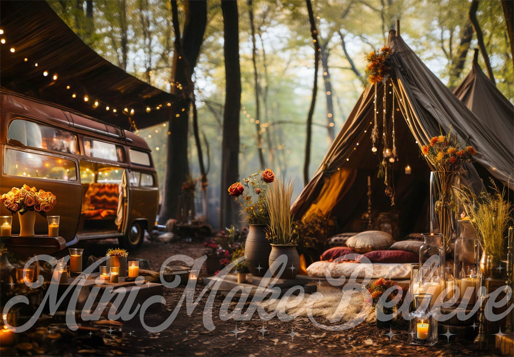 Sfondo per Camper Boho Progettato da Mini MakeBelieve
