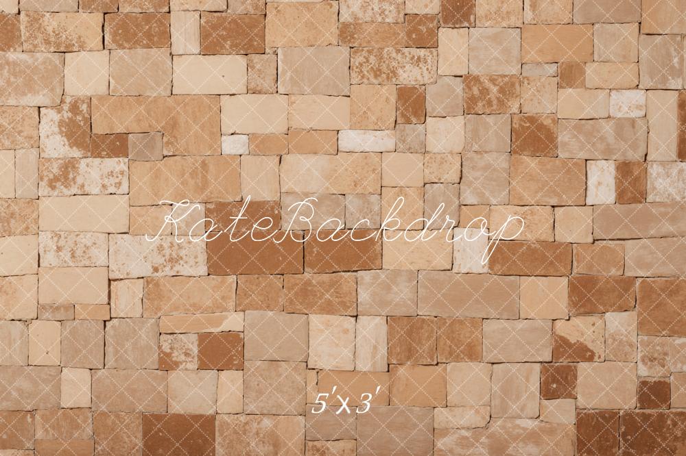 Sfondo pavimento mattoni rovinati progettato da Kate Image