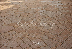 Kate Muddy Stone Floor Printed Backdrop Designed by Kate Image