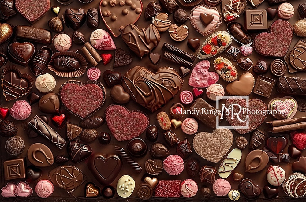 Mandy Ringe Photography Ontworpen Chocolade Snoep Foto Achtergrond van Kate Valentine
