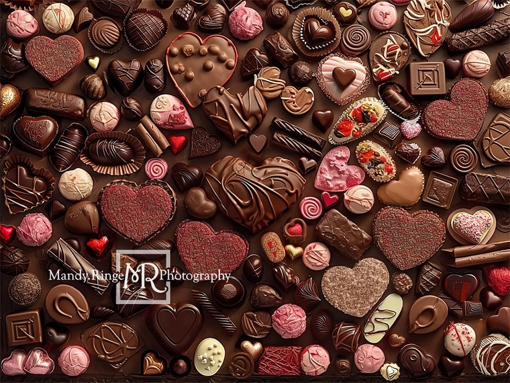 Mandy Ringe Photography Ontworpen Chocolade Snoep Foto Achtergrond van Kate Valentine