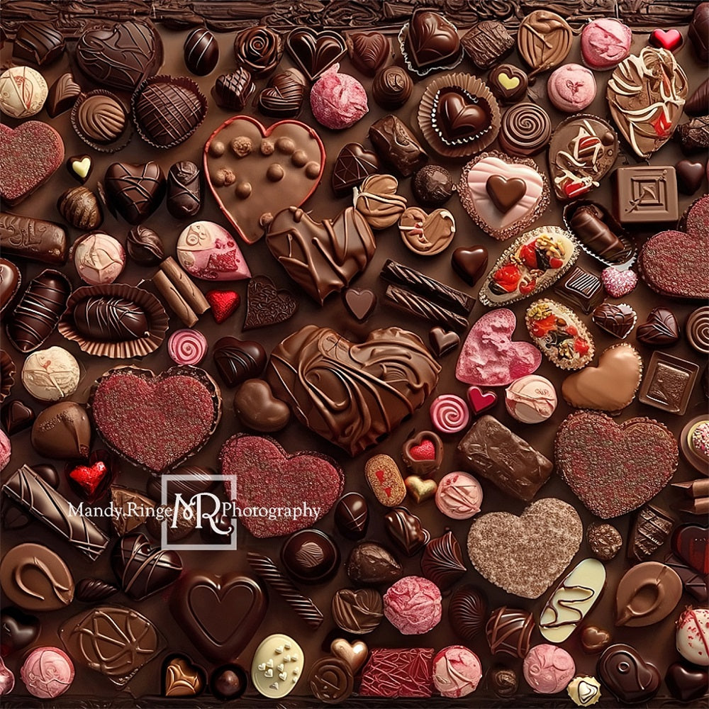 Mandy Ringe Photography Ontworpen Chocolade Snoep Foto Achtergrond van Kate Valentine