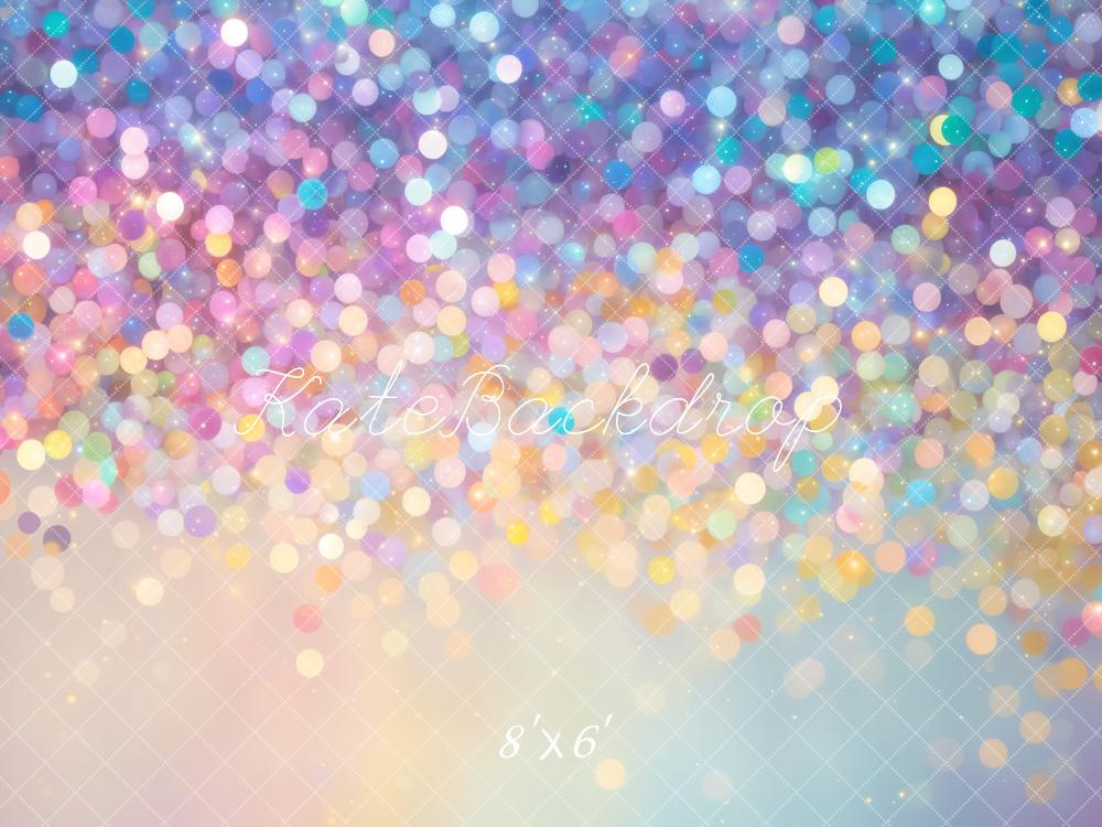 Fantasy Bokeh Kleurrijke Stippen Foto Achtergrond Ontworpen door Chain Photography