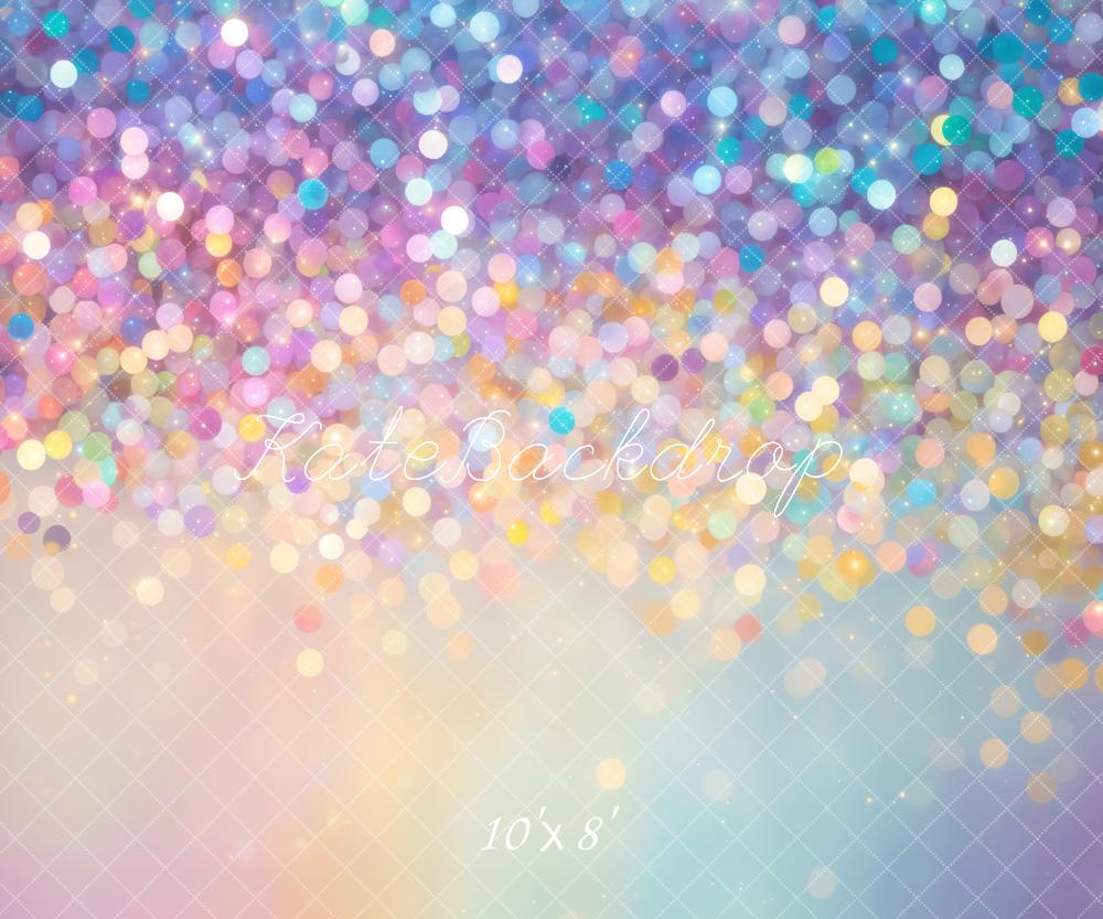 Fantasy Bokeh Kleurrijke Stippen Foto Achtergrond Ontworpen door Chain Photography