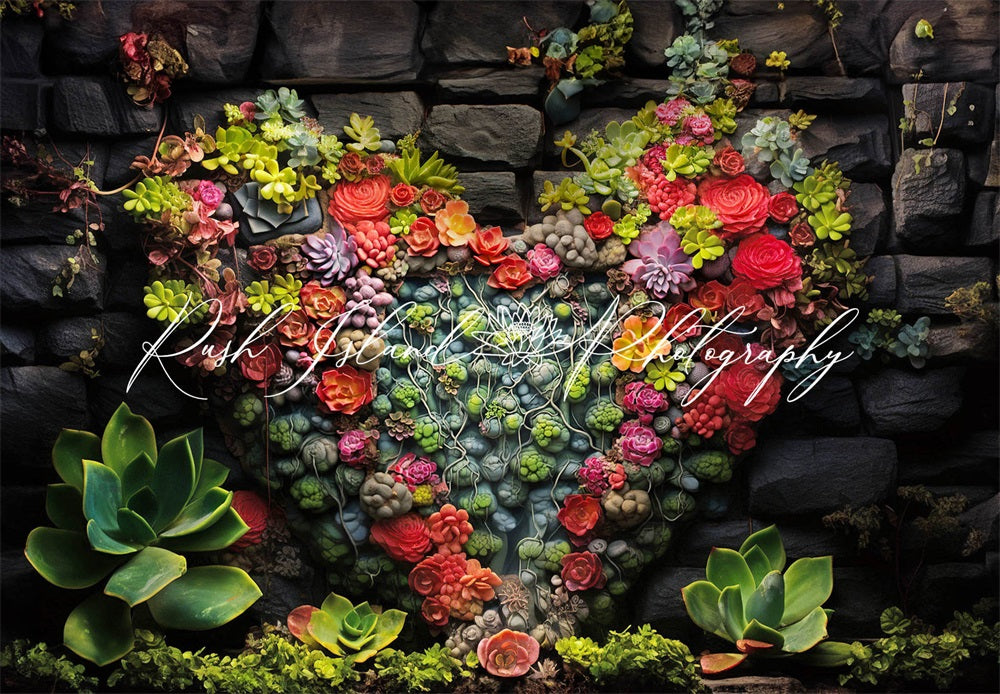 succulent backdrop Lightning Deal #4 Kate Succulent Love Backdrop Designed by Laura Bybee, 7x5ft(2.2x1.5m)